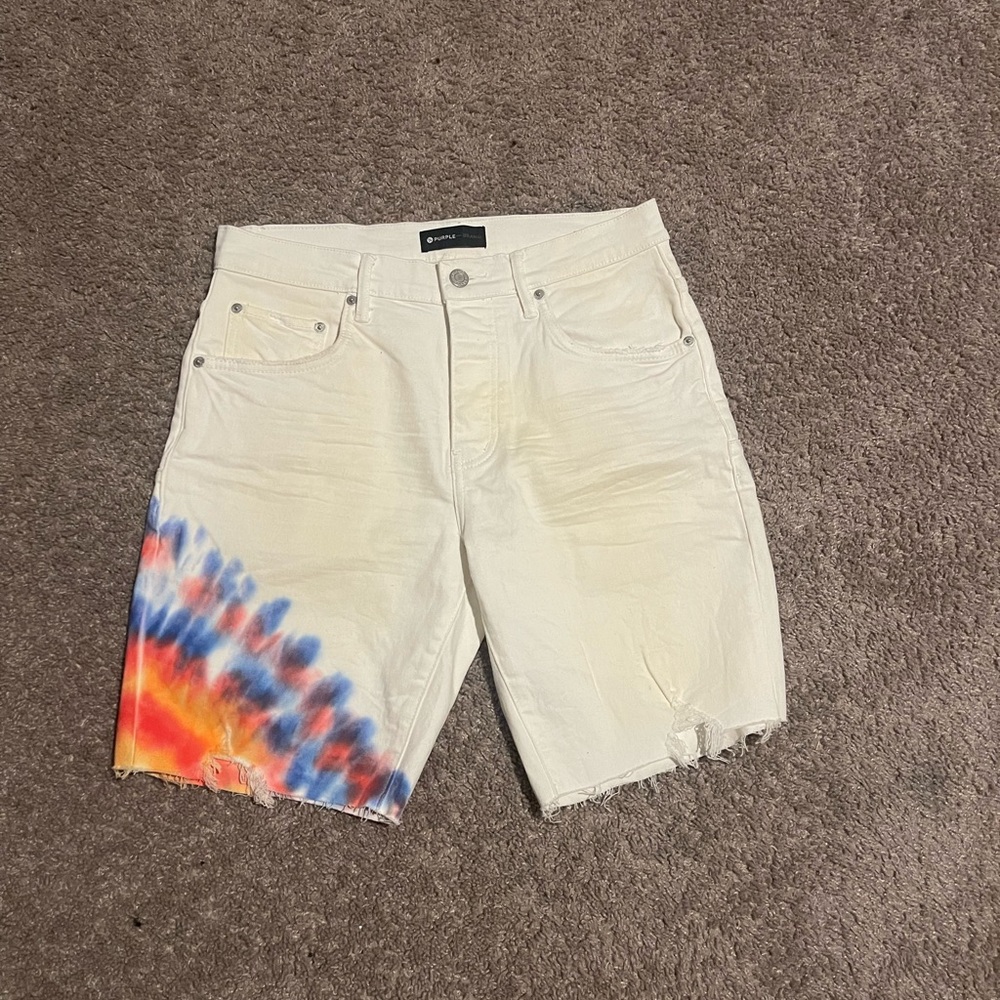 Purple mens shorts worn once